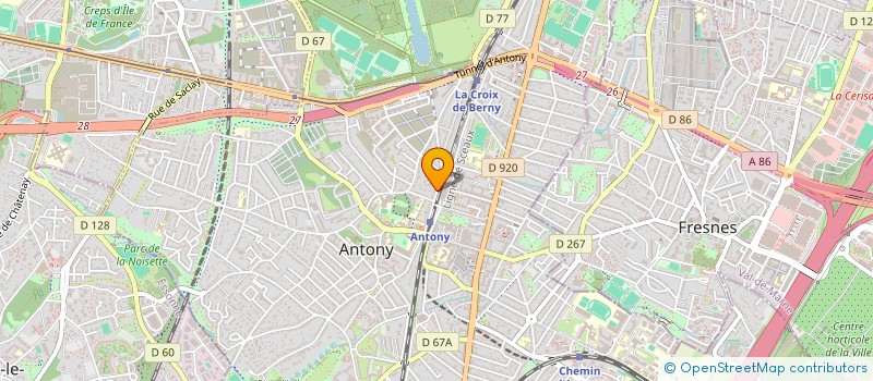 localisation de l'entreprise ARTIFLEUR à ANTONY