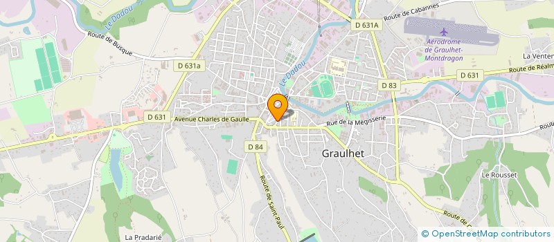 localisation de l'entreprise ARTIFRANCE à GRAULHET