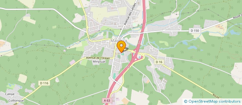 localisation de l'entreprise ARTIGA  MAGESCQ