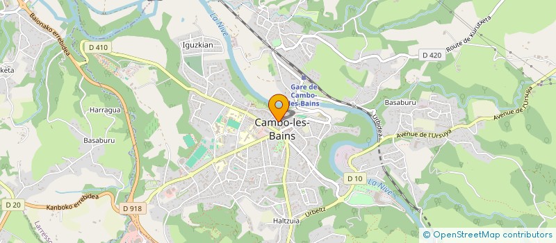 localisation de l'entreprise ARTIGAS à CAMBO-LES-BAINS