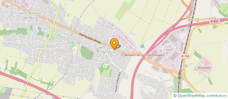 localisation de l'entreprise ARTIGAZ  SAINT-LAURENT-DE-MURE