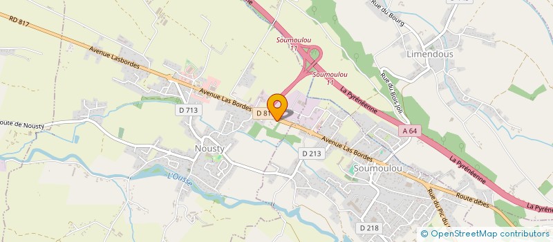 localisation de l'entreprise ARTIGUELOUTAN TENNIS CLUB  ARTIGUELOUTAN