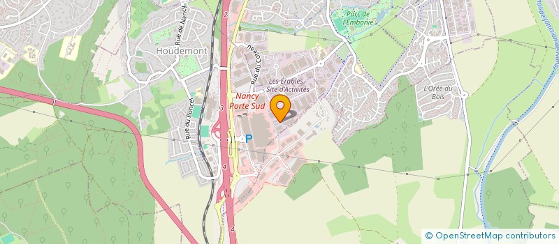 localisation de l'entreprise ARTIHOME 54  HOUDEMONT