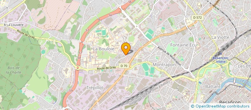 localisation de l'entreprise ARTIHOME à BESANCON