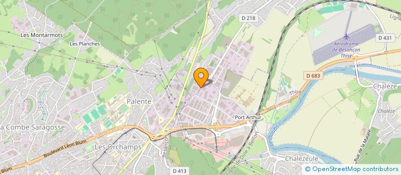 localisation de l'entreprise ARTIKFOURS  CHALEZEULE