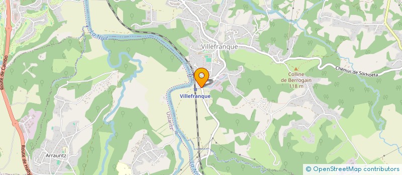 localisation de l'entreprise ARTIKOA  VILLEFRANQUE