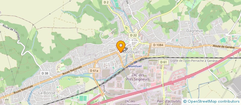 localisation de l'entreprise ARTILAB DE LA COTIERE à MONTLUEL