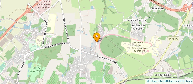 localisation de l'entreprise ARTILEC à BOUAYE
