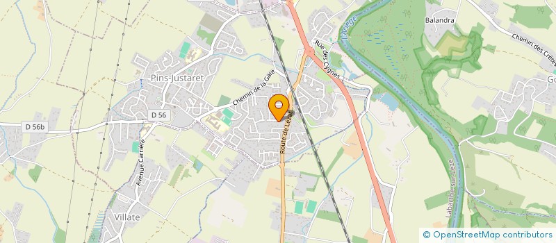 localisation de l'entreprise ARTILOCO  PINS-JUSTARET