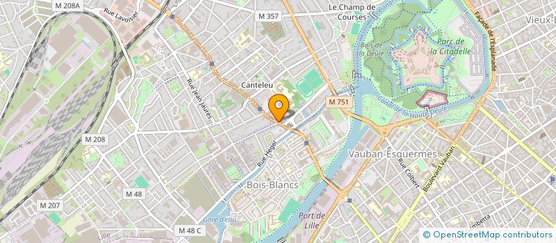 localisation de l'entreprise ARTILUX à LAMBERSART