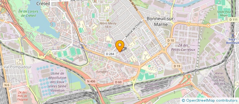 localisation de l'entreprise ARTIMEO à CRETEIL