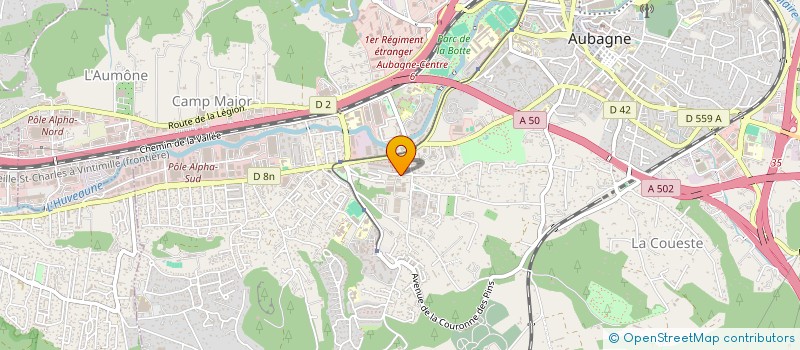 localisation de l'entreprise ARTIMETRY à AUBAGNE