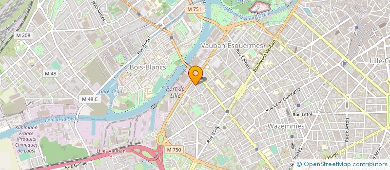localisation de l'entreprise ARTIMEX à LILLE