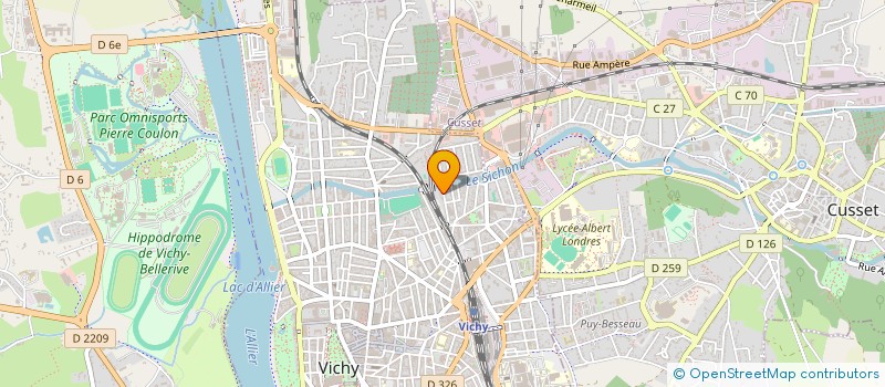 localisation de l'entreprise ARTIMMO à VICHY