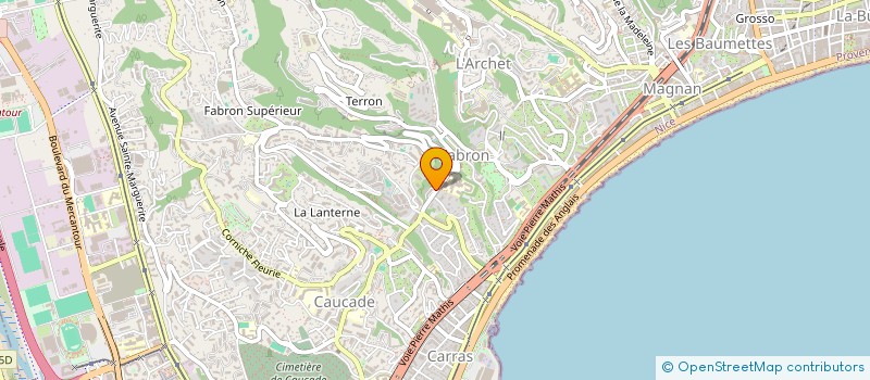 localisation de l'entreprise ARTIMMO à NICE