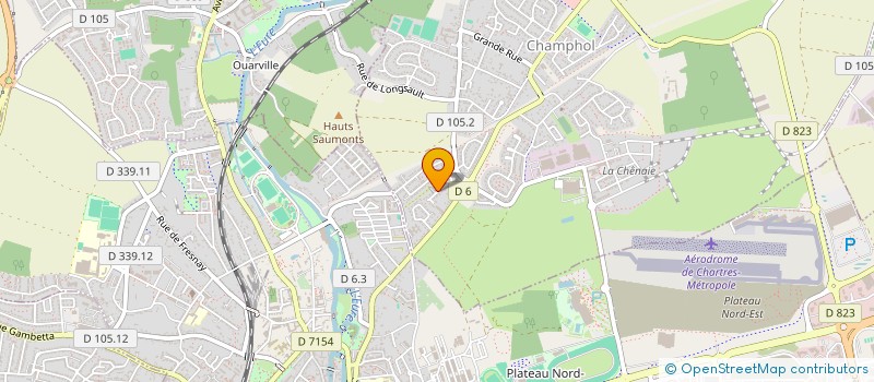 localisation de l'entreprise ARTIMMO à CHAMPHOL
