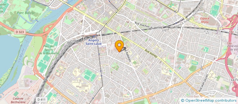 localisation de l'entreprise ARTIMMO à ANGERS