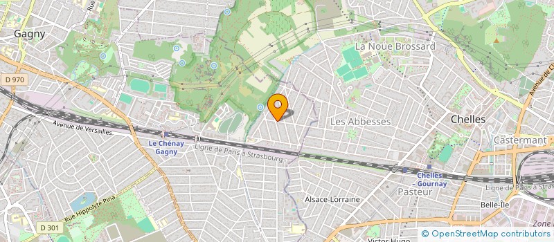localisation de l'entreprise ARTIMMO à GAGNY