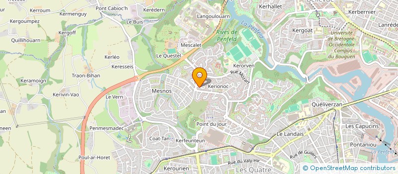 localisation de l'entreprise ARTIMON  BREST