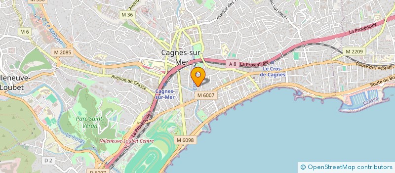 localisation de l'entreprise ARTIMON à CAGNES SUR MER