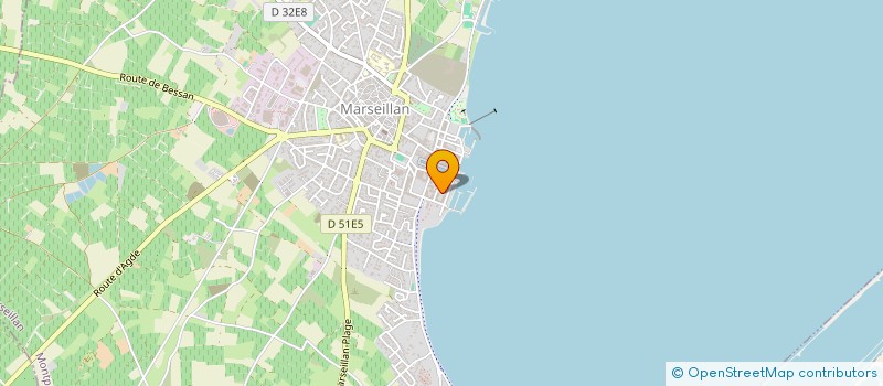 localisation de l'entreprise ARTIMON BIKE NAUTIQUE à MARSEILLAN