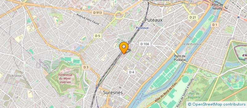 localisation de l'entreprise ARTIMON DEVELOPPEMENT à SURESNES