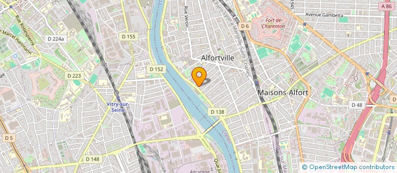 localisation de l'entreprise ARTIN à ALFORTVILLE