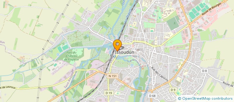 localisation de l'entreprise ARTIN BERRY à ISSOUDUN