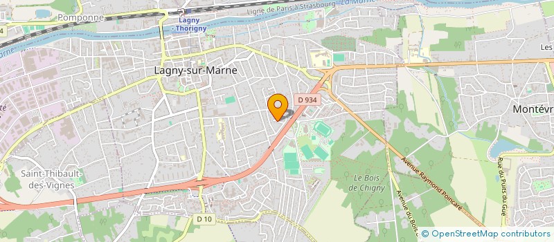 localisation de l'entreprise ARTINEX à LAGNY-SUR-MARNE