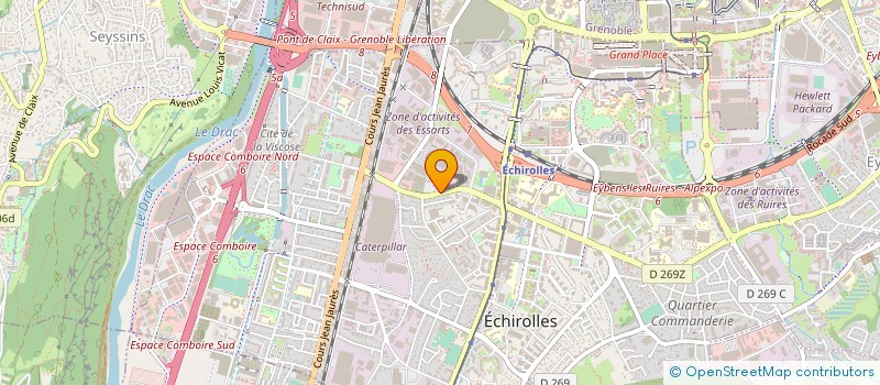 localisation de l'entreprise ARTINIAN ETS à ECHIROLLES