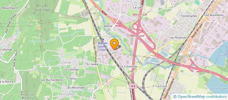 localisation de l'entreprise ARTINOV  MACON