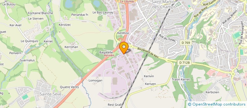 localisation de l'entreprise ARTINOX à SAINT-MARTIN-DES-CHAMPS