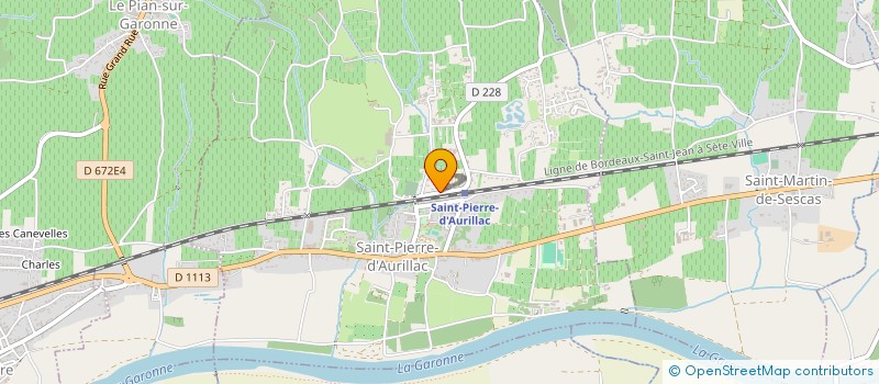 localisation de l'entreprise ARTINS & FILS  SAINT-PIERRE-D'AURILLAC