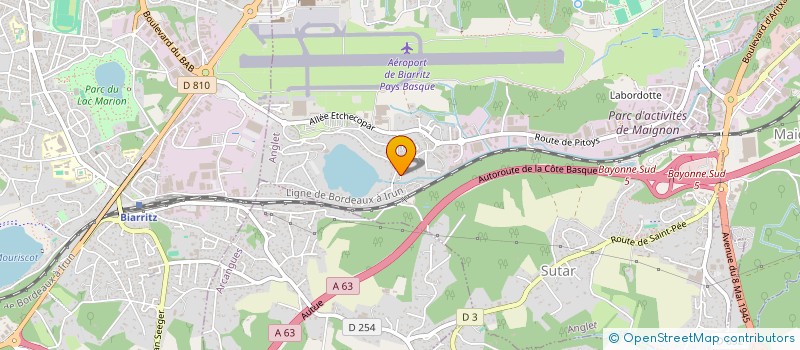 localisation de l'entreprise ARTIO  ANGLET