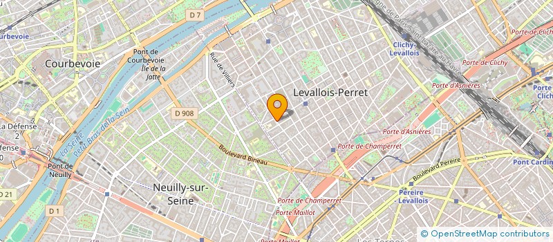 localisation de l'entreprise ARTIOS à LEVALLOIS-PERRET