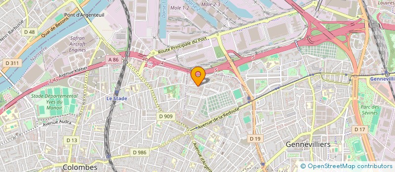 localisation de l'entreprise ARTIOS à ASNIERES-SUR-SEINE