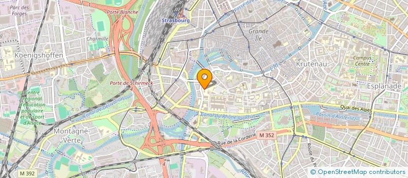 localisation de l'entreprise ARTIOS NANOMED à STRASBOURG
