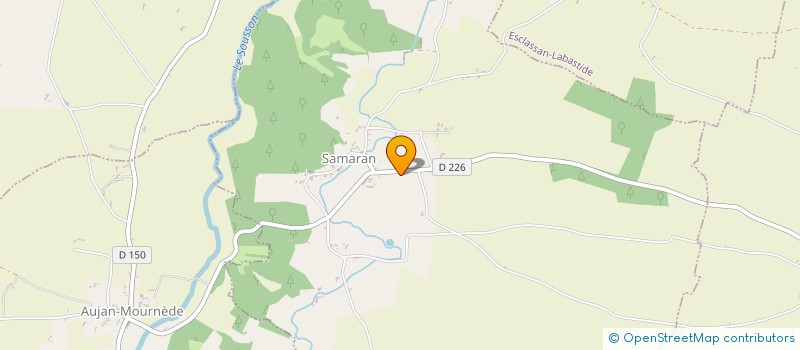 localisation de l'entreprise ARTIOSS à MONLAUR-BERNET
