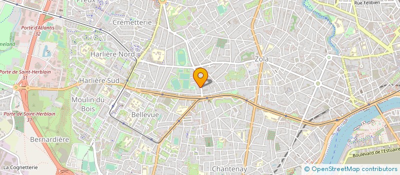 localisation de l'entreprise ARTIPODE à NANTES