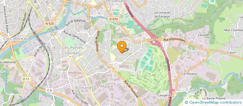 localisation de l'entreprise ARTIPOSE FK à LIMOGES