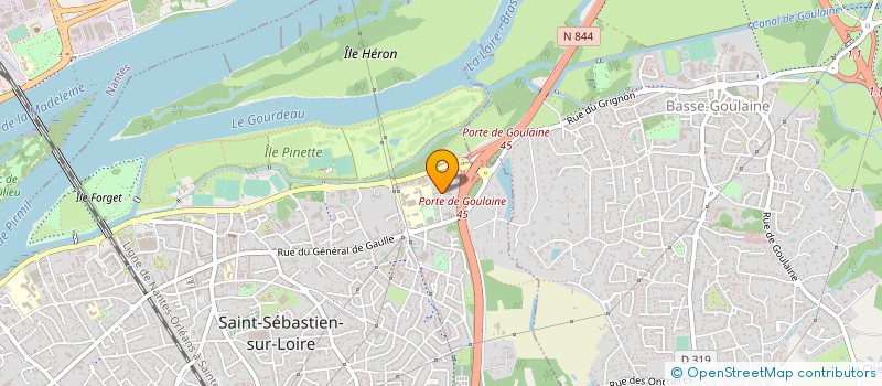 localisation de l'entreprise ARTIS à SAINT-SEBASTIEN-SUR-LOIRE