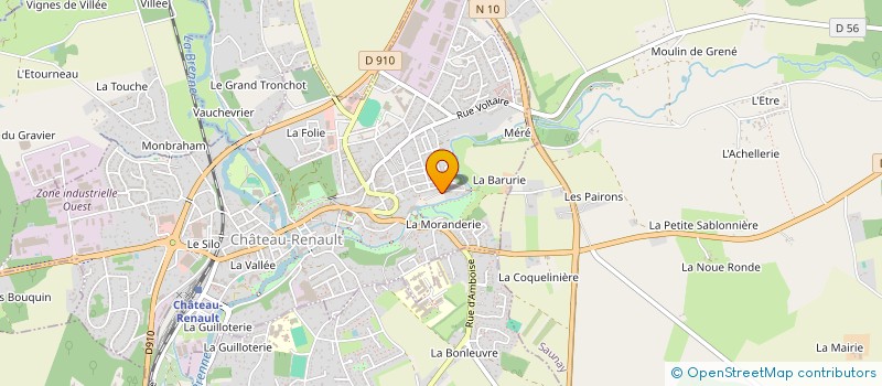localisation de l'entreprise ARTIS à CHATEAU-RENAULT