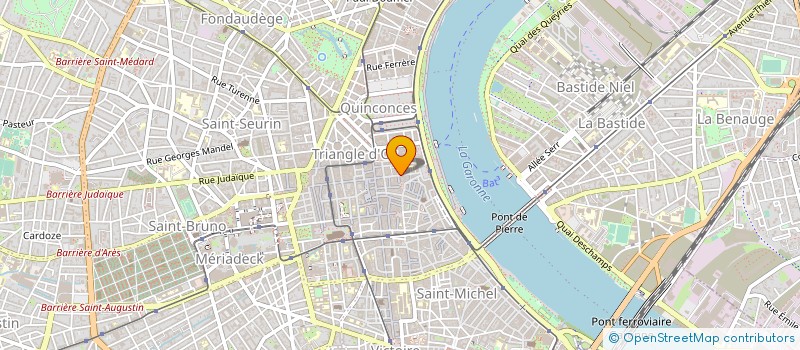 localisation de l'entreprise ARTIS à BORDEAUX