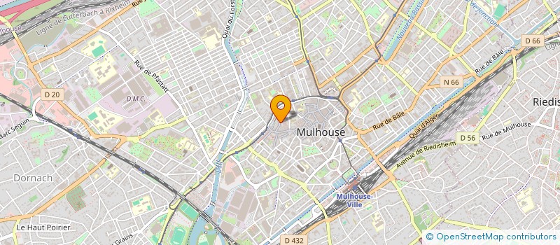 localisation de l'entreprise ARTIS  MULHOUSE