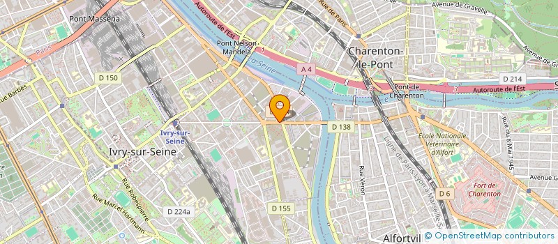 localisation de l'entreprise ARTIS à IVRY-SUR-SEINE