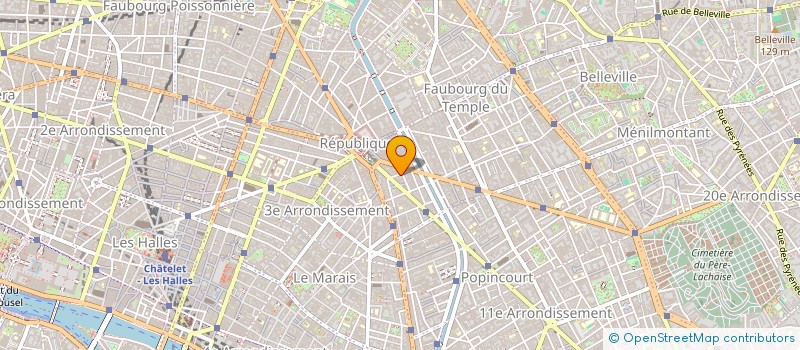 localisation de l'entreprise ARTIS  PARIS