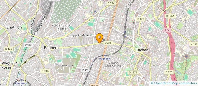 localisation de l'entreprise ARTIS à BAGNEUX