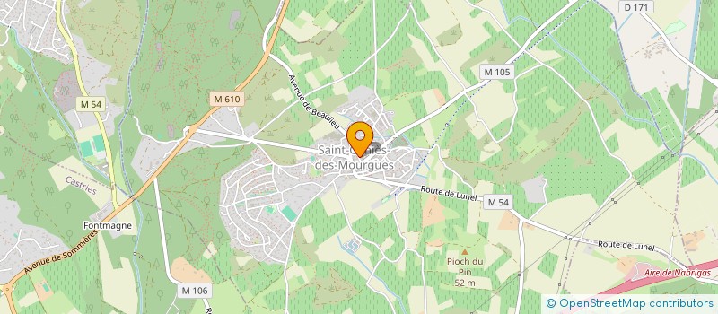 localisation de l'entreprise ARTIS AUDIOVISUAL à SAINT-GENIES-DES-MOURGUES