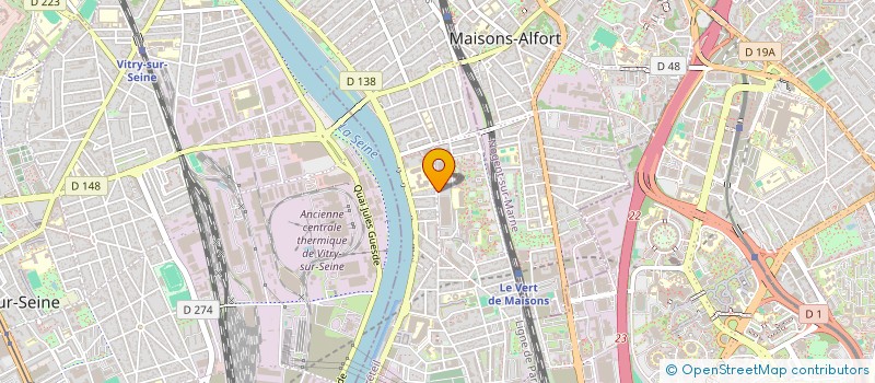 localisation de l'entreprise ARTIS BIOCIDE ET SERVICES à ALFORTVILLE