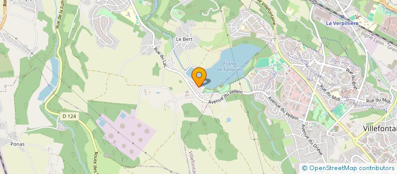 localisation de l'entreprise ARTIS BTP  SAINT-QUENTIN-FALLAVIER